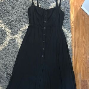 Reformation Black Sundress